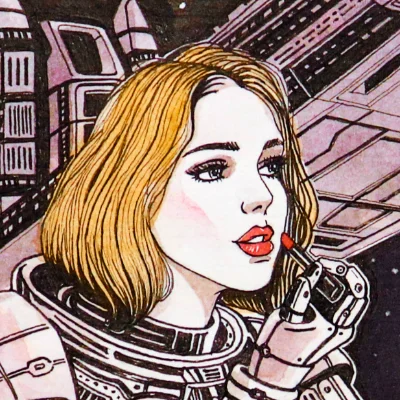 The astronaut is still a woman